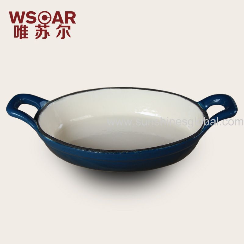 enameled  fry pan